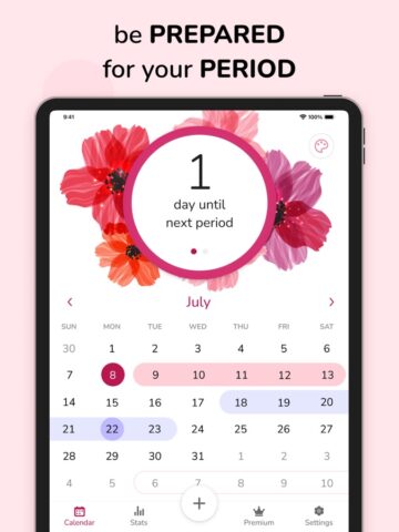 iOS 版 月經日曆日記 – 經期紀錄 和 排卵期計算器