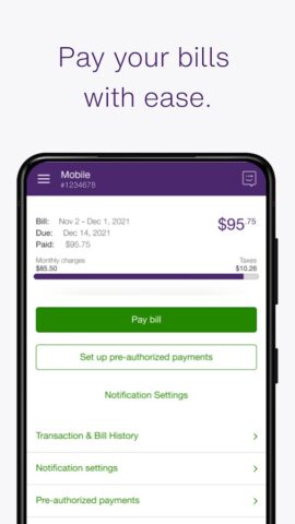 My TELUS для Android — скриншот 2