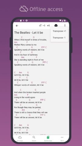 MyChords аккорды песен для Android