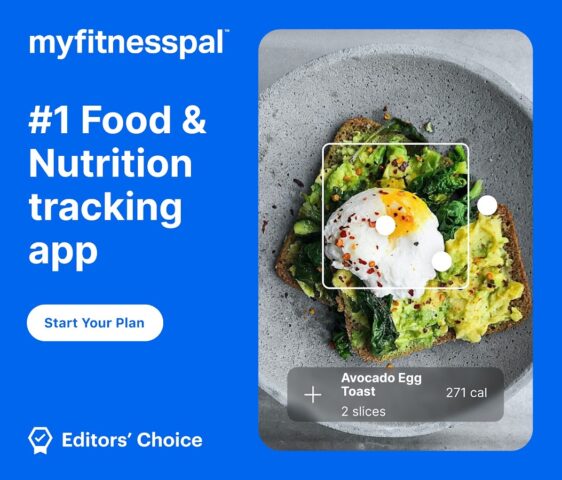 Android 版 MyFitnessPal 的卡路里計算機和膳食追蹤工具