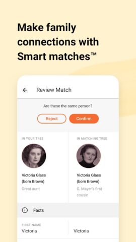 MyHeritage: Árbol genealógico para Android