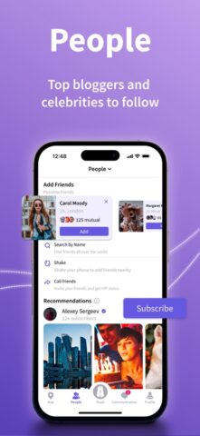Noomeera общение, найти друзей pour iOS