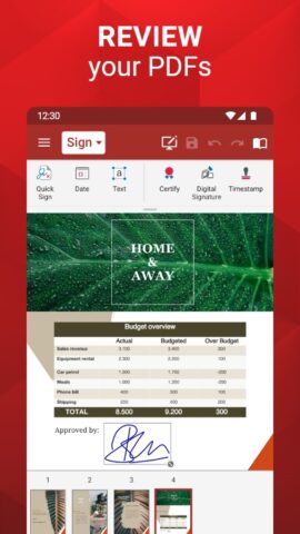Android 用 OfficeSuite: Word, Sheets, PDF