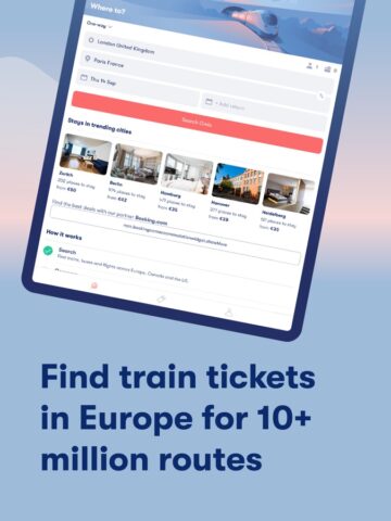 iOS için Omio: Tren, uçak ve otobüs