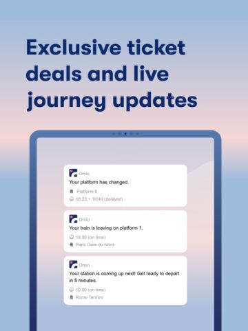Omio: Trains, buses & flights for iOS