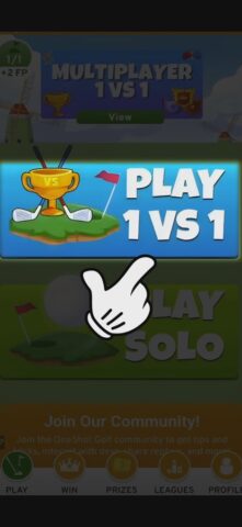 OneShot Golf: Robotergolfspiel für iOS