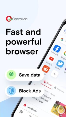 Browser web Opera Mini beta untuk Android