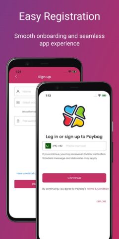 Android 用 Paybag – Travel, Send, Receive