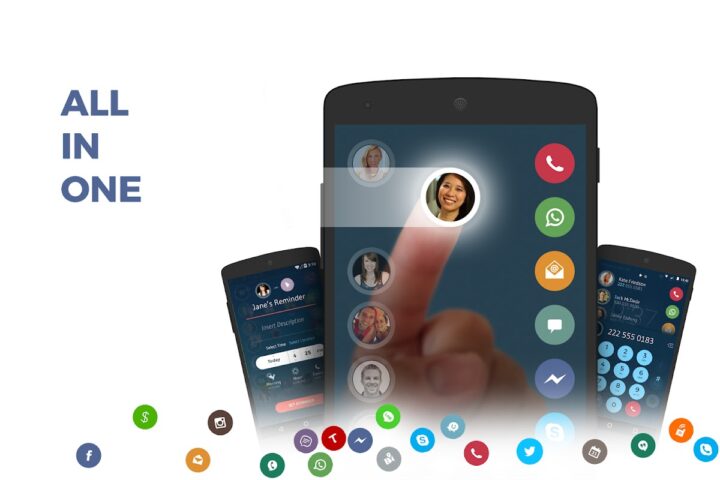Phone Dialer & Contacts: drupe untuk Android