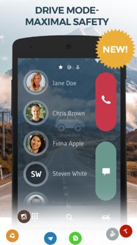 Kontakte & Telefon – drupe für Android