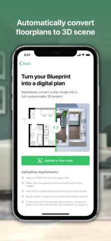 Diseño de casas interiores para iOS