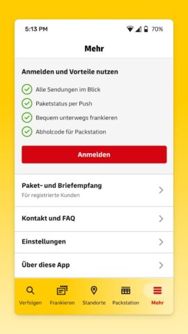 Android 版 Post & DHL