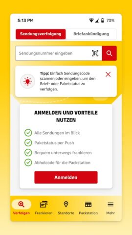 Post & DHL for Android