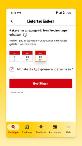 Post & DHL لنظام Android