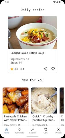 Рецепты из картофеля для Android