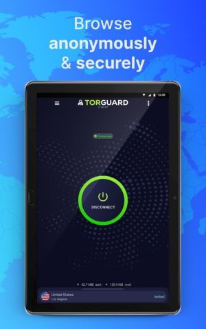 Android 版 私人和安全的 VPN：TorGuard