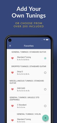 Android 用 ギターチューナー Pro Guitar