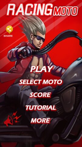 Racing Moto для Android — скриншот 2