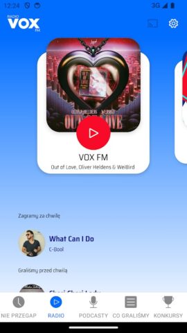 Android 用 Radio VOX FM radio internetowe
