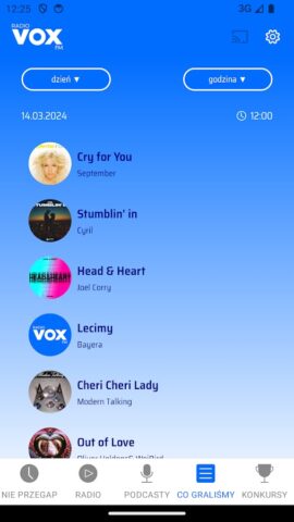 Android 版 Radio VOX FM radio internetowe