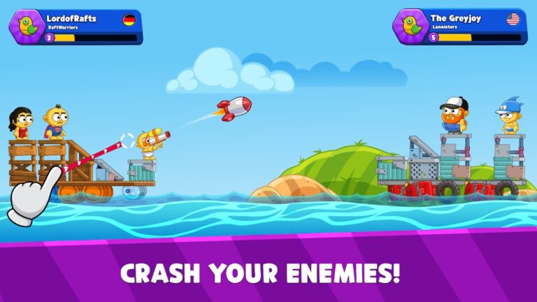 Android 用 Raft Wars: Boat Battles