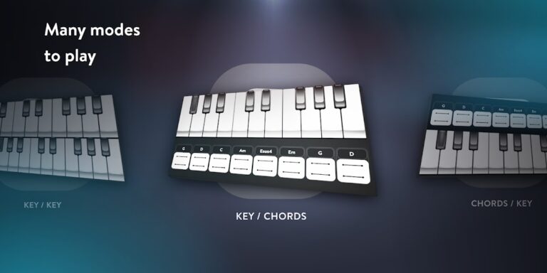 Android için Real Piano: elektrikli klavye