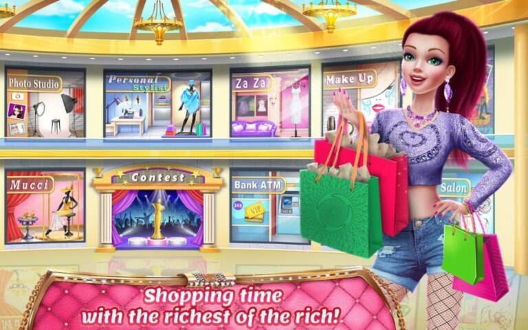 Android için Zengin Kız – Alışveriş Oyunu
