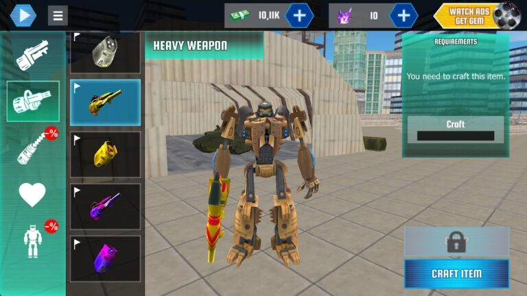 Robot Shark для Android — скриншот 3
