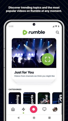 Rumble لنظام Android