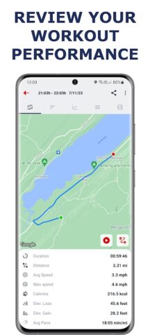 Android 版 Running & Jogging, Run tracker