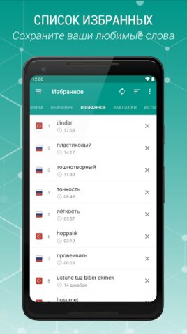 Русско-турецкий словарь для Android