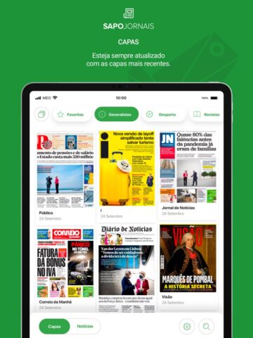 SAPO Jornais per iOS