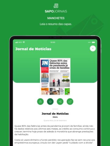 SAPO Jornais per iOS