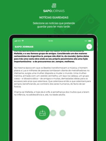 SAPO Jornais для iOS