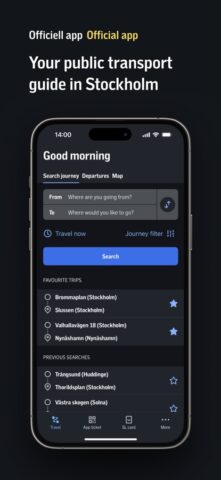 SL-Journey planner and tickets pour iOS