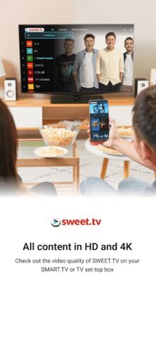 SWEET.TV – TV and movies for Android