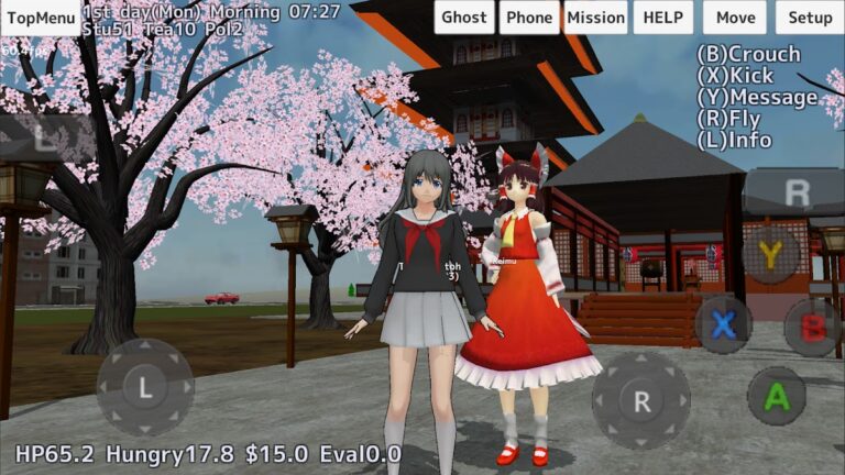 School Girls Simulator для Android — скриншот 2