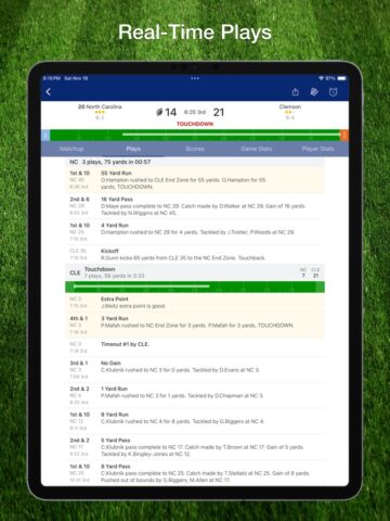 Scores App: College Football لنظام iOS