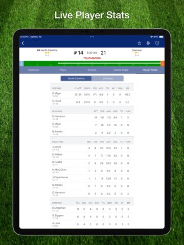 Scores App: College Football para iOS