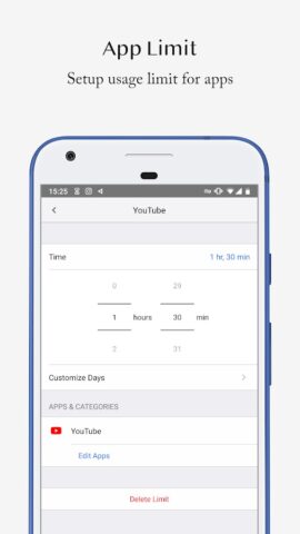 Android 用 スクリーンタイム – 自制とペアレントコントロール