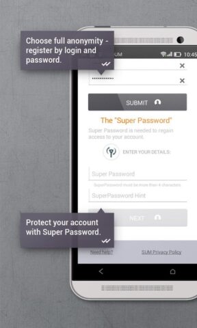 Secure messenger SafeUM für Android