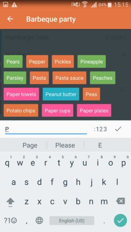 Shopping List – Buy Me a Pie! cho Android
