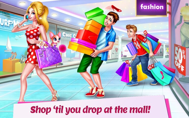 Shopping Mall Girl: Chic Game لنظام Android