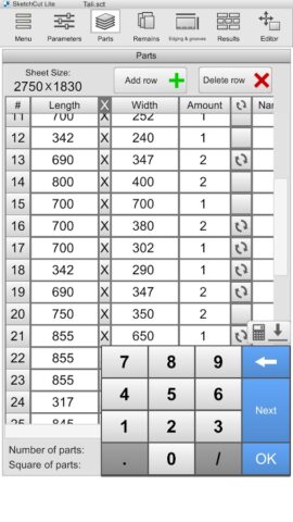 SketchCut для Android — скриншот 1