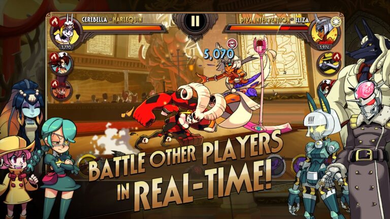 Skullgirls: JDR de Combat pour Android