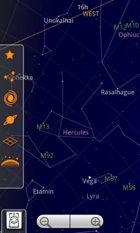 Sky Map: Карта неба для Android — скриншот 2