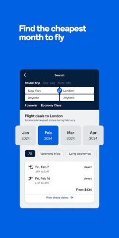 Android için Skyscanner Uçuş/Otel/Araç