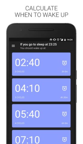 Android 用 Sleep Time – Alarm Calculator