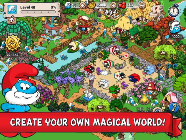 Smurfs’ Village untuk iOS