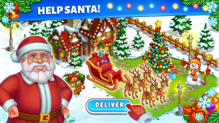 Android için Snow Farm – Santa Family story